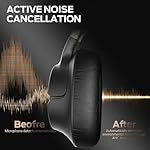 Monster Persona SE ANC Active Noise Cancelling Headphones, Over Ear Bluetooth Headphones Wireless, 60H Playtime, HiFi Stereo Audio, Deep Bass, Built-in Mic, Memory Foam Ear Cups for Home (Black) - Image 3