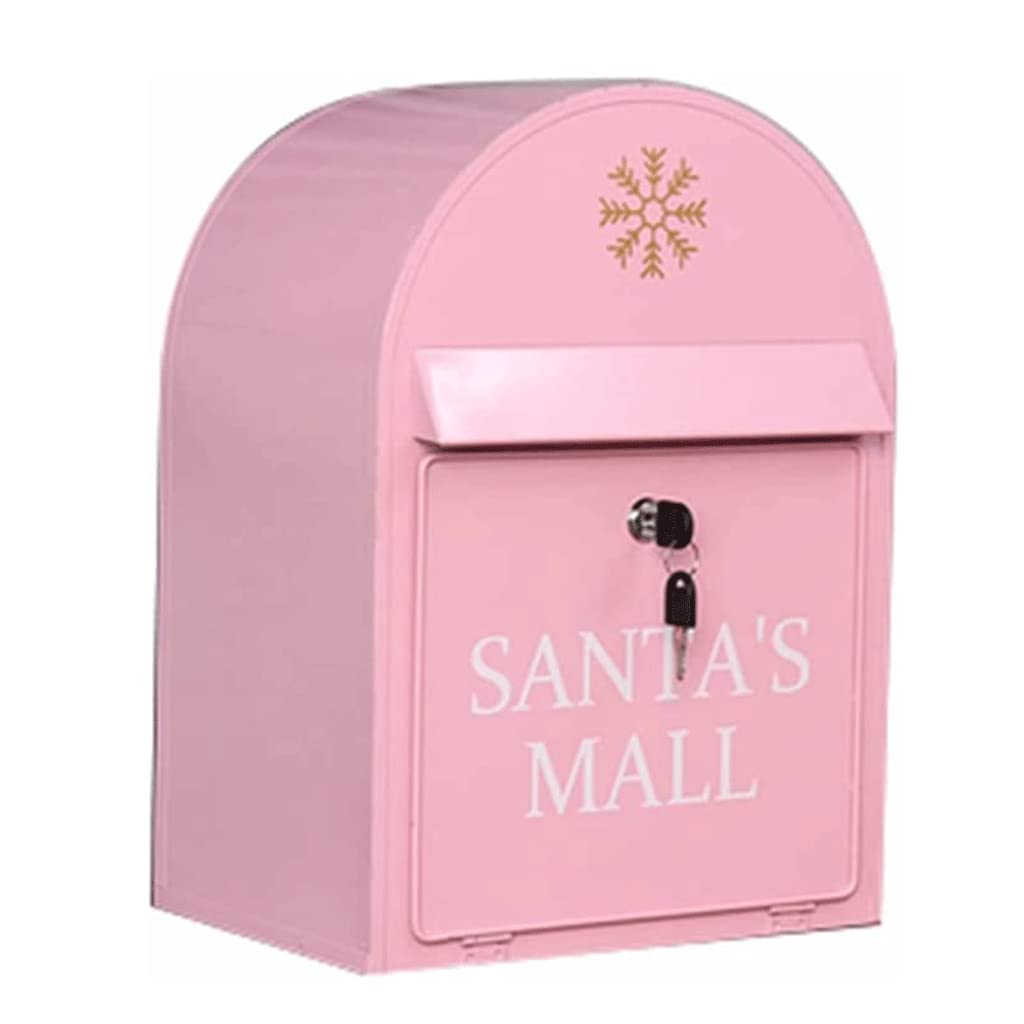 letter box， Mailbox Wall mount Postbox Belt Lock Posts Home Porch Metal Drop Box Outdoor Letter Mailboxes
