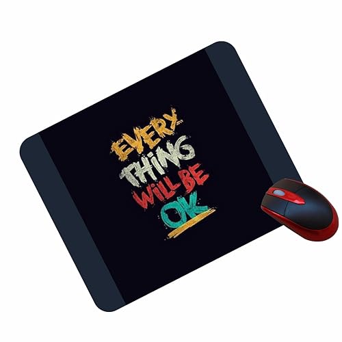 Image of Tshirtwala Motivational Printed Rubber Mouse Pad (Pack of 1 pcs)