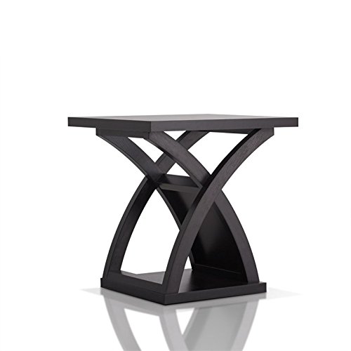 Bowery Hill End Table in Espresso