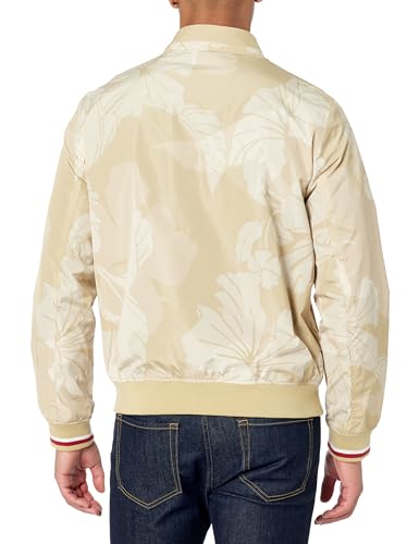 Image of Tommy Hilfiger Men's Lightweight Varsity Rib Knit Bomber Jacket