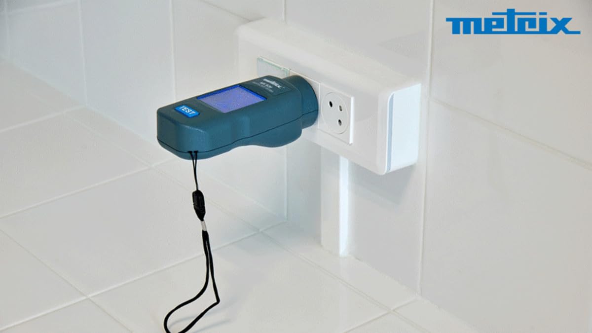 Contrôleur de prise électrique Tests de terre & RCD 30 mA | MX531 - Metrix