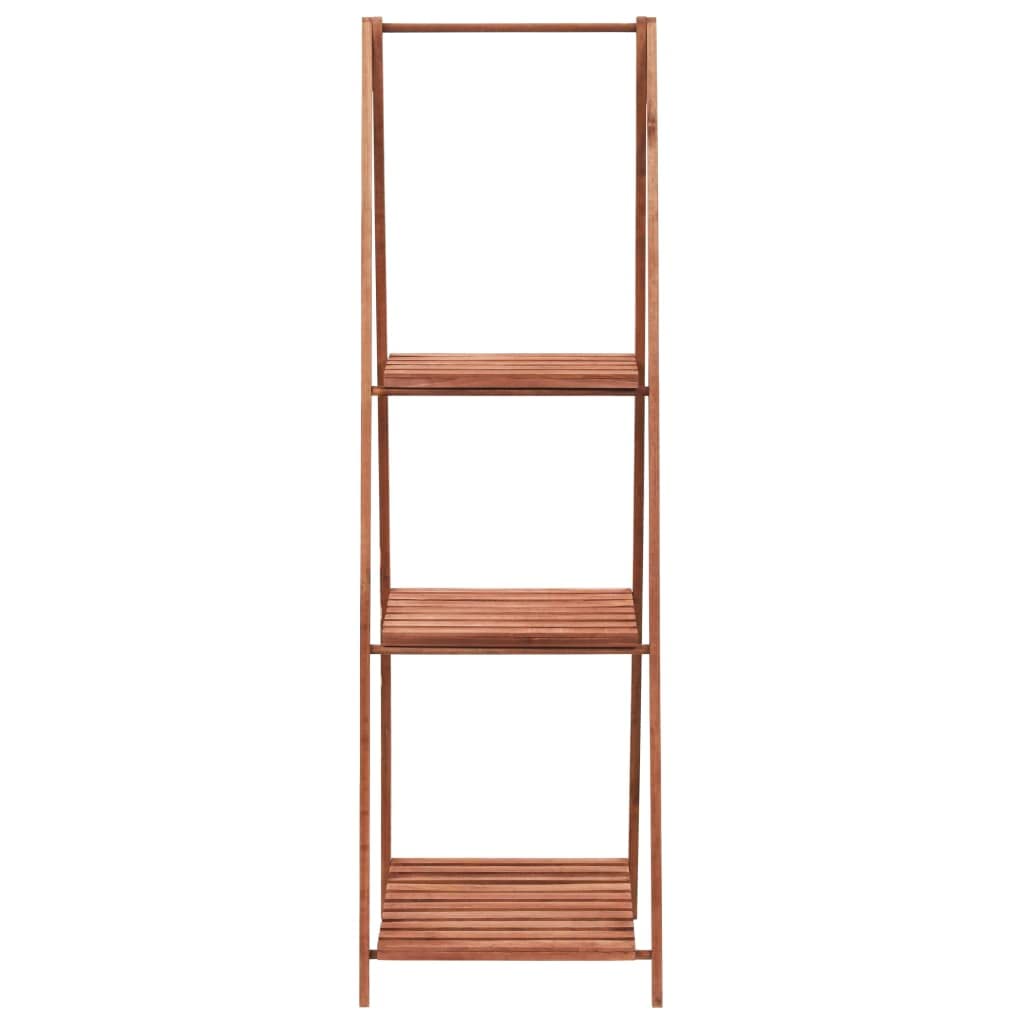 Pflanzenständer aus Zedernholz - Klappbarer Blumenständer Holz Pflanzentreppe Blumenhocker Dekoregal Pflanzregal für Wohnzimmer Balkon 45x40x145 cm
