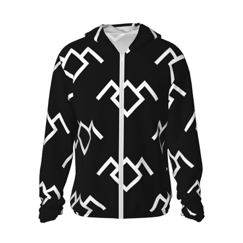 Veste à capuche Peaks Owl Print avec poches pour avoir chaud