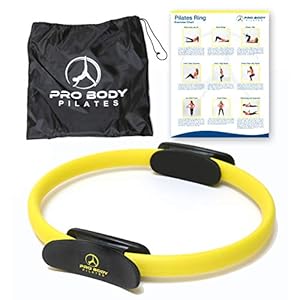 ProBody Pilates Fitness Circle – 14 Inch Pilates Ring for Focusing on Toning Inner Thighs, Arms, and Core