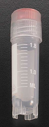 T309-2A Sterile 2.0ml Cryovial with Lip Seal, External Thread, Self Standing (Pack of 100)