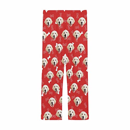 MyPupSocks Custom Face White Men's Pajamas Pants Soft Photo Bottoms Pants Paws S-2XL4