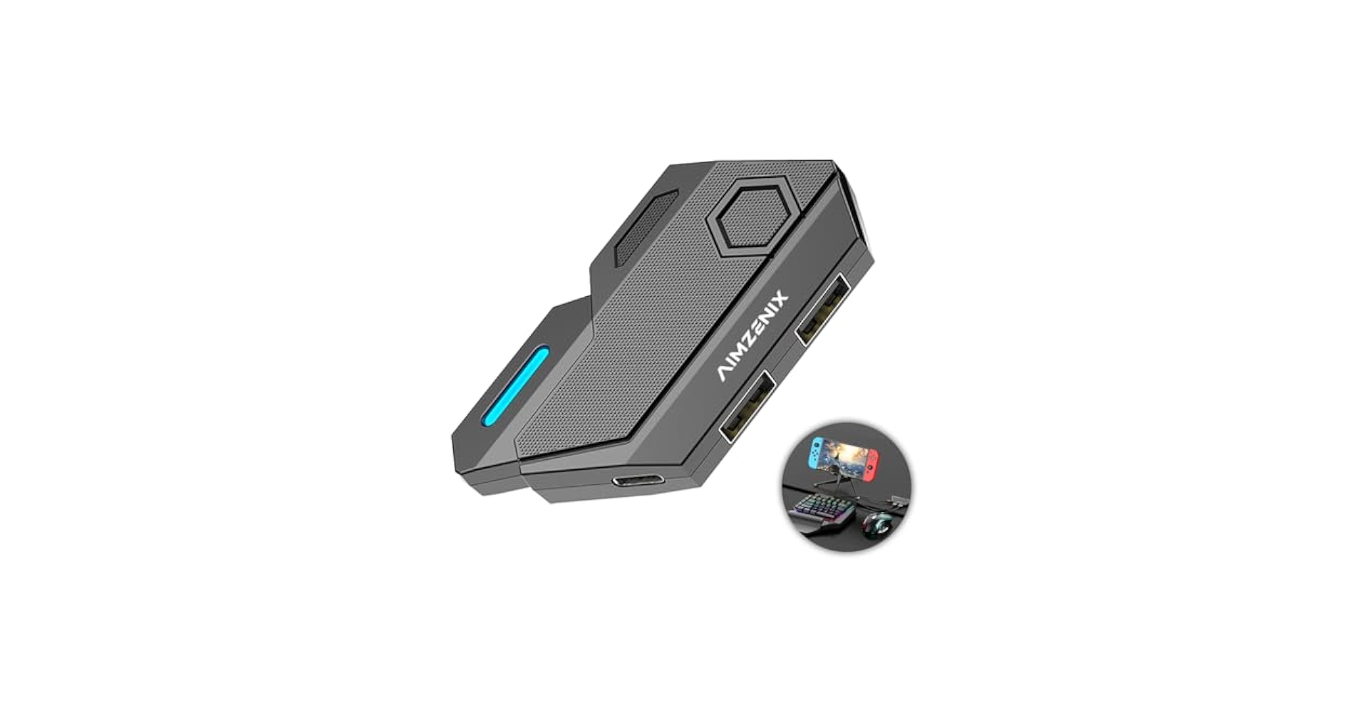 Amazon.com: AIMZENIX Keyboard and Mouse Adapter for Nintendo