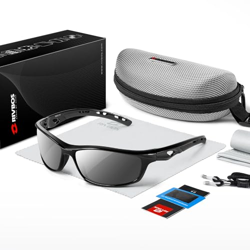 Image of RIVBOS Sunglasses for Men Women Polarized UV Protection Sports Fishing Driving Shades Cycling RB833