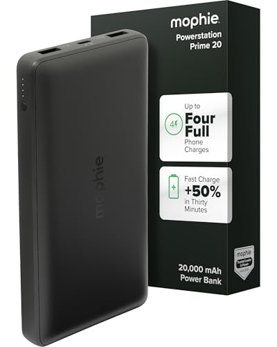 Mophie Powerstation Slim 20,000mAh Power Bank (15W)