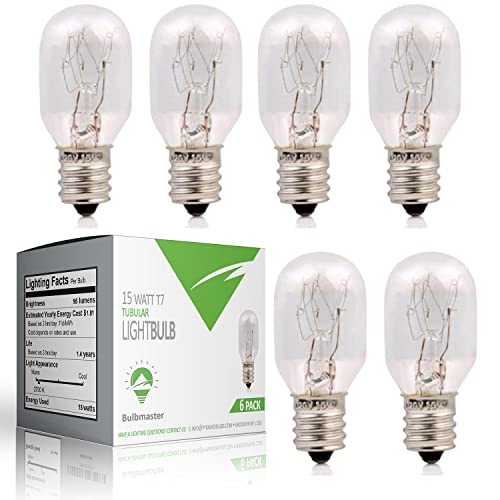 Bulbmaster 15 Watt Himalayan Salt Lamps Bulbs And Night Lights Replacement Light Bulbs Lamps 2.15" - Fits E12 Socket Candelabra Base Night Light Night Lamp Bulbs #TOP8