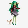 Monster High Greta Gremlin Doll, GRW96, 10.5'', Green
