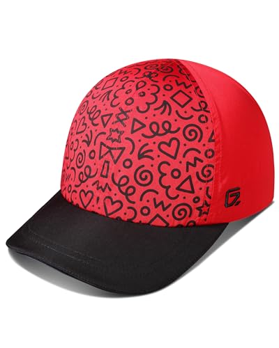 GADIEMKENSD Kaleidoscope Pattern Baseball Cap, Color Blocking, UV Protection, Breathable, for Boys and Girls