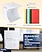 Mini Photo Studio Box, PULUZ 20cm Portable Photography Shooting Light Tent Kit, White Folding Lighting Softbox with 20 LED Lights + 6 Backdrops for Product Display