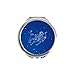 Star Universe Sagittarius Constellation Pattern Hand Compact Mirror Round Portable Pocket Glass