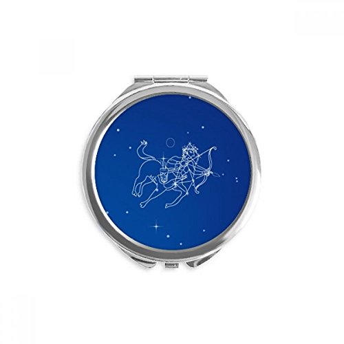 Miroir portable Sagittaire de poche compact contre les verres encombrants et fragiles