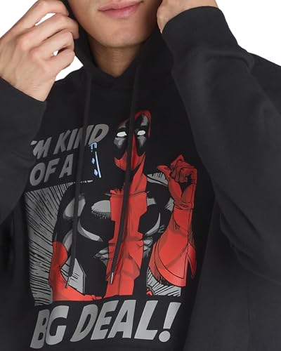 Marvel Deadpool Hoodie Mens Im Kind Of A Big Deal Long Sleeve Pullover4