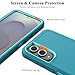 MMHUO for Galaxy S25 Edge Case,3 Layers Military Grade Full Body Protection,[Without Screen Protector][Dustproof] Shockproof Rugged Non Slip Hard Cover for Samsung Galaxy S25 Edge,Turquoise