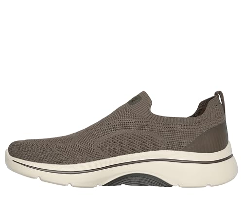 Skechers Man GO Walk Arch Fit 2.0 - Knitted Relief 216517 Color Taupe US Size 12.4