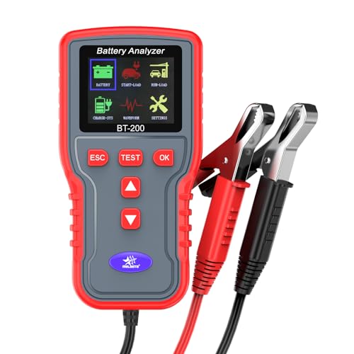 Autobatterietester Lasttester 12V 24V, melasta BT200 Autobatterie Tester mit 100-2000 CCA Generatorprüfer für Kraftfahrzeuge Digitaler Autobatterieanalysator für PKW-LKW ATV Auto Boot Autobatterietester Lasttester 12V 24V, melasta BT200 Autobatterie Tester mit 100-2000 CCA Generatorprüfer für Kraftfahrzeuge Digitaler Autobatterieanalysator für PKW-LKW ATV Auto Boot