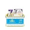 Johnson’s Bath Discovery Gift Set for Parents-to-Be, Caddy with Baby Bath Time & Skin Care Essentials, Bath Kit Includes…