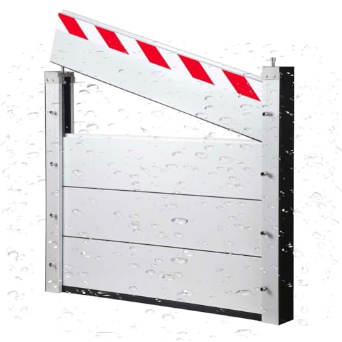 Barreras de prevención de inundaciones 130x40cm barreras contra inundaciones de aluminio