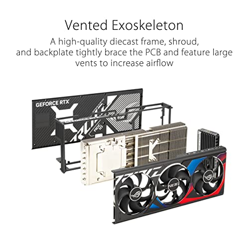 Image of ASUS ROG Strix GeForce RTX 4080 OC Edition Gaming Graphics Card (PCIe 4.0, 16GB GDDR6X, HDMI 2.1a, DisplayPort 1.4a)