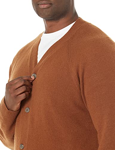 Image of Amazon Essentials Men's Lambs Wool V-Neck Cardigan Sweater with Pockets (Previously Goodthreads)