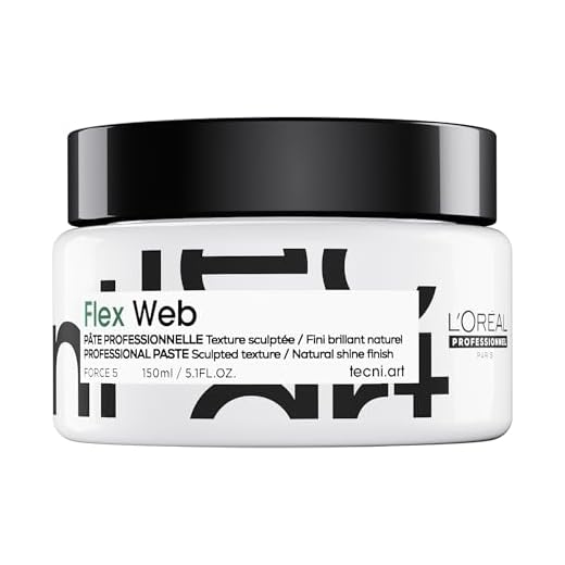 L'Oréal Professionnel Paris Tecni.ART Web Paste, Stylingpaste/Haarwachs, Haltfaktor 5 von 6, Clay mit starkem Halt, fixiert jede Frisur langanhaltend, Strukturpaste mit ultra langem Halt, 150 ml 5 L'Oréal Professionnel Paris Tecni.ART Web Paste, Stylingpaste/Haarwachs, Haltfaktor 5 von 6, Clay mit starkem Halt, fixiert jede Frisur langanhaltend, Strukturpaste mit ultra langem Halt, 150 ml