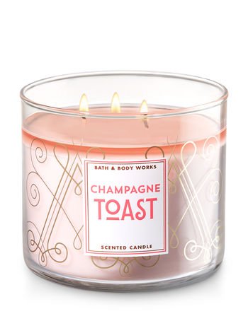 Bath and Body Works Champagne Toast 2017 3 Wick Candle