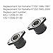 2PCS Motorcycle Carburetor Intake Boot Replacement for Yamaha TT350 1986-1987 XT350 1985-2000