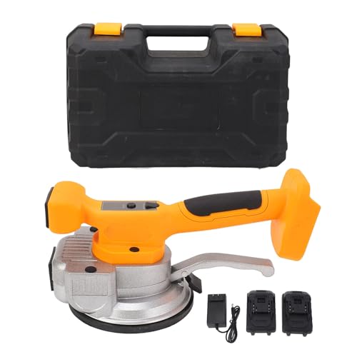Large Suction Cup Cordless Tile Vibration Machine 9 Speeds 10000 RPM (US Plug)
