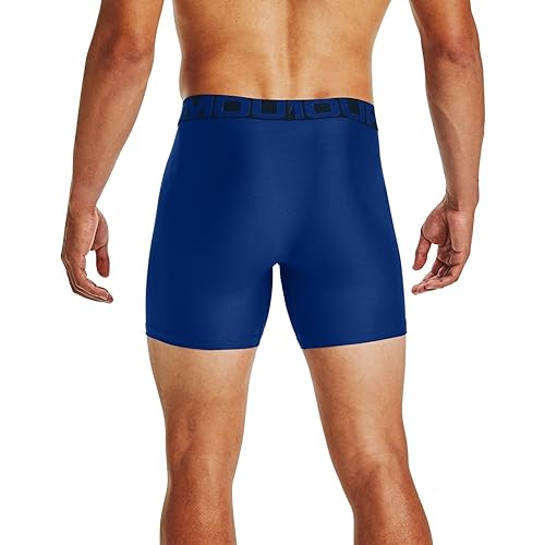 Image of Under Armour mens Multi-pack Performance Tech Boxerjock Brief, 6 inch Inseam, All-day Comfort & Soft