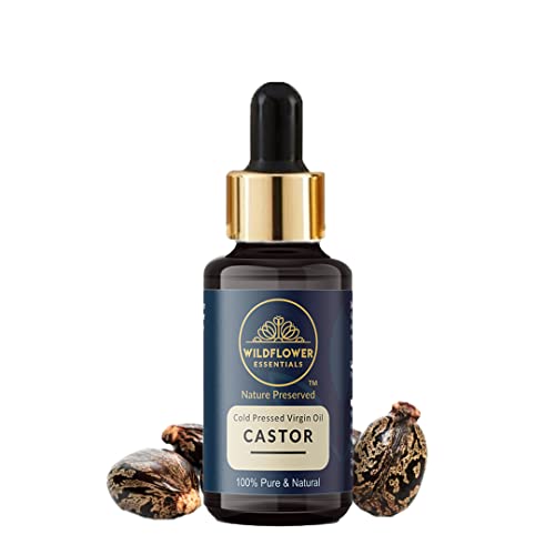 Image of Castor Oil Cold Pressed Carrier Oil For Hair & Skin 30ml