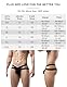 comeondear Jockstrap Männer Transparent Sexy Unterwäsche für Mann Große Größe Sissy Dessous Thong Mesh T Back Erotische Mini Strings für Herren Tanga Reizwäsche Ouvert Höschen Gay Unterhosen Schwarz,L