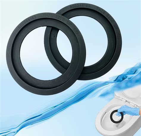 Image of 385311658 RV Toilet Seal Replacement Dometic 300 310 320 High-Grade Rubber 2Pk | RV Toilet Seal Replacement, 385311658, Fits Dometic 300 /310 /320, High-Grade Rubber, Leak-Proof, 2-Pack, Durable