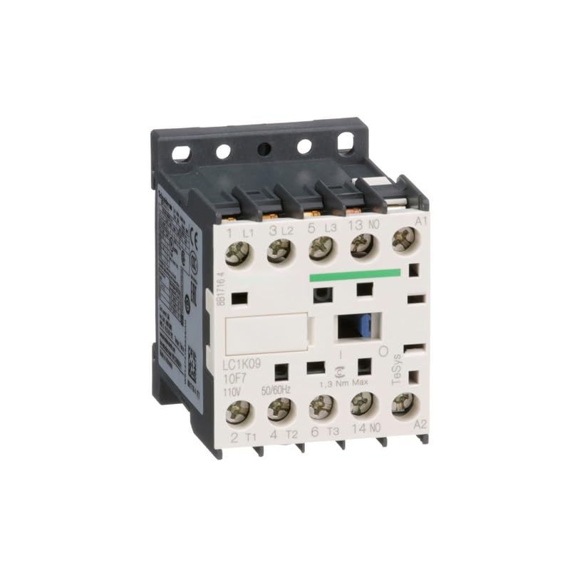 LC1K0910F7 Contacteur tripolaire TeSys série K 9 A 110 V 50/60 Hz