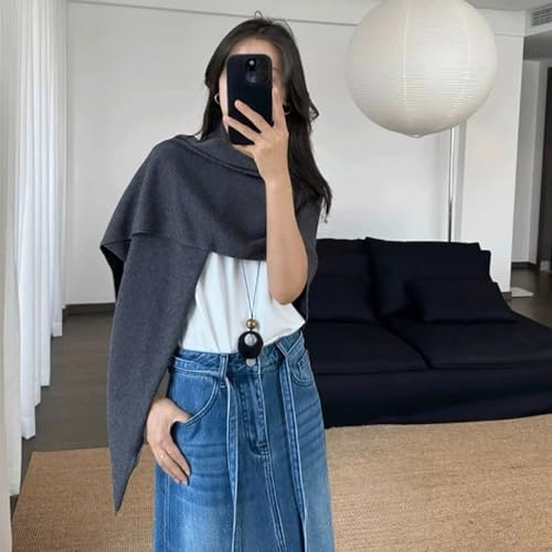 Pashmina Shawl Wraps Women Knit Shawls and Wraps Cardigan Cape Wool Cashmere Shoulder Top Triangle Sweater Scarf 20254