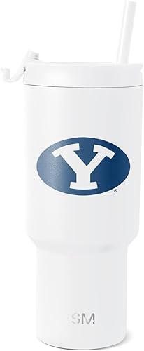 Miniatura 52 de Simple Modern Vaso con licencia oficial de 30 onzas con tapa abatible y pajitas, vaso aislado de acero inoxidable, regalos para hombres, colección