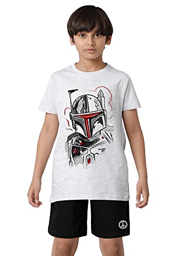 Image of KYDA KIDS Boys Cotton Printed Round Neck T-Shirts - Multicolor (Pack of 5)