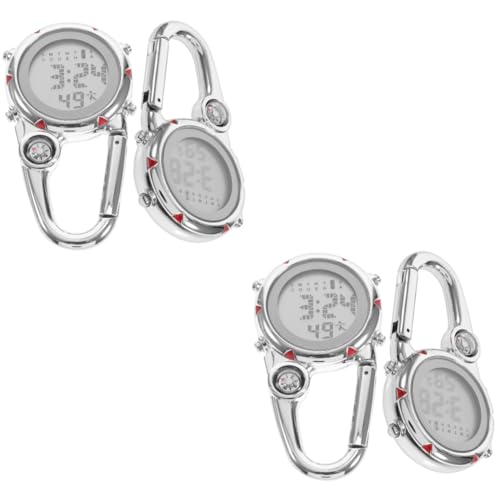 Montre mousqueton POPETPOP lot de 2 avec affichage de la date et semaine