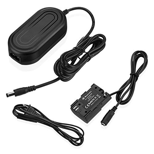 Powerextra ACK-E6 AC Power Adapter DR-E6 DC Coupler Battery LP-E6 LP-E6N Charger Replace CA 5DS 5DS R 5D Mark II III 5D Mark IV 60D 60Da 6D 70D 7D 7D Mark II 80D DSLR Cameras