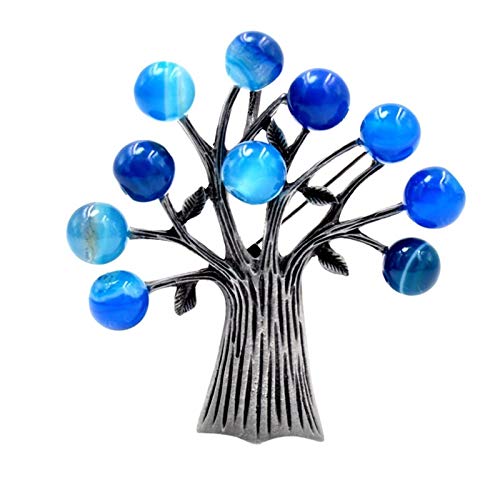 Broche arbre pour femmes au design vintage chic, l'accessoire costume raffiné