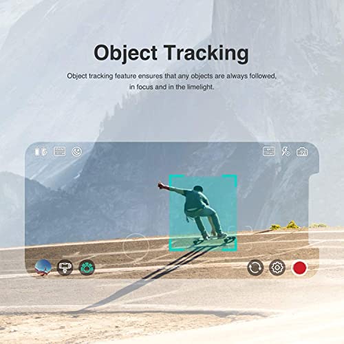 Moza Estabilizador gimbal Mini-S dobrável portátil de 3 eixos para iPhone e smartphone Android (esto