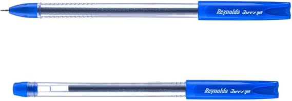 Reynolds JIFFY GEL 25 CT JAR - BLUE I Lightweight Gel Pens for Writing With Comfortable Grip for Extra Smooth Writing I School and Office Stationery | 0.5mm Tip Size