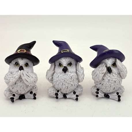 Figurines chouettes Monde Féérique pour créer un coin lecture zen