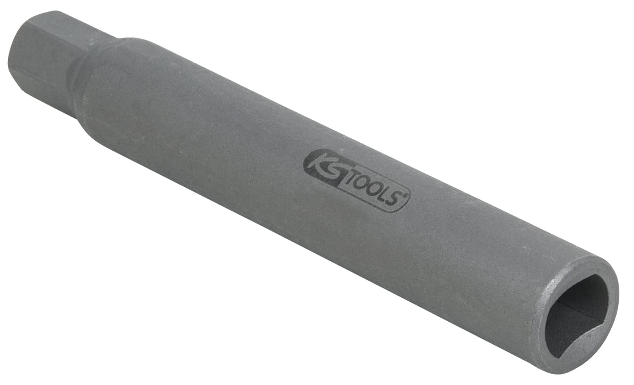 KS Tools 150.9438 10 mm Stoßdämpfer-Spezialprofil-Gegenhalter-Bit-Stecknuss, 7,0 x 10,0 mm