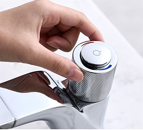 Robinets de bassin salle de bain mélangeur laiton chrome eau chaude cuisine sur pont