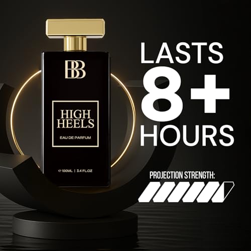 Image of Bergamot Beaute High Heels Perfume for Women|100ml Long Lasting Parfum Fragrances |Perfume For Woman| Black Current, Vanilla & Patchouli Notes|