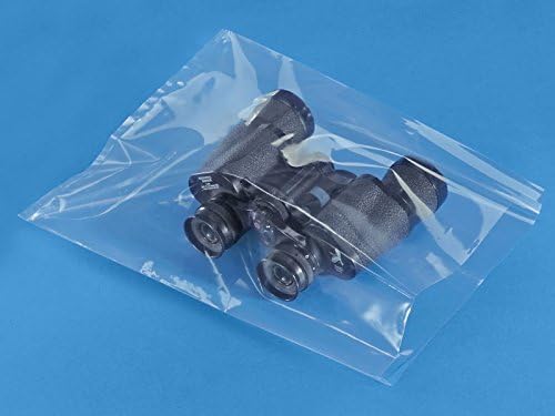 100 Clear Industrial 10 x 12 Uline 2 MIL Thick Plastic Poly Bags Lay Flat Open top